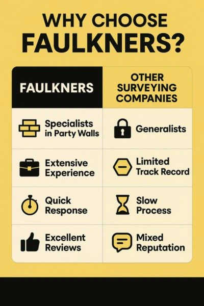 Can I Alter The Party Wall Surveyor? - A Crucial Guide From Faulkner Surveyors 4 Party Wall Mediation {bane} Faulkner Surveyors Surbiton Best Surveyor Near me Surbiton